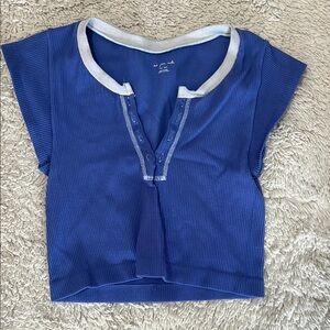 Kids Blue Button-Up Shirt
